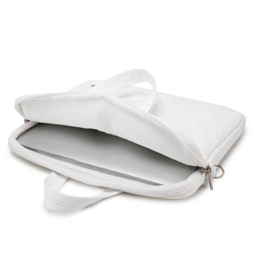 Kinmac, Business Laptop Bag Kmc434 White Embroidery, High Quality, Soft Interior Lining & Water-Resistant, Available in Different Sizes