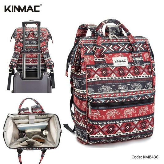 Kinmac, Backpack Kmb436 Elephant, Fashion Design, High Quality, Soft Interior Lining & Water-Resistant