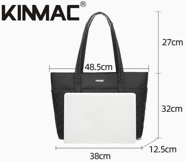 Kinmac, 15.6? Women's Laptop Tote ? Chic, Spacious Work-Ready Handbag