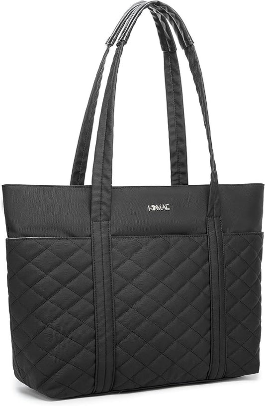 Kinmac, 15.6? Women's Laptop Tote ? Chic, Spacious Work-Ready Handbag
