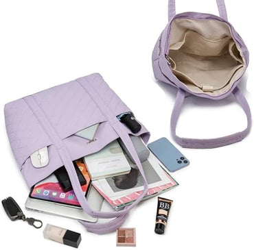 Kinmac, 15.6? Women's Laptop Tote ? Chic, Spacious Work-Ready Handbag