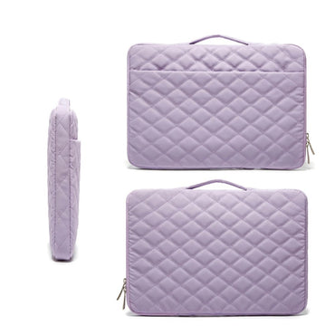 Kinmac, Vertical Design Sleeve KMC457-58 Purple Embroidery, High Quality, Soft Interior Lining & Water-resistant, Available in Different Sizes