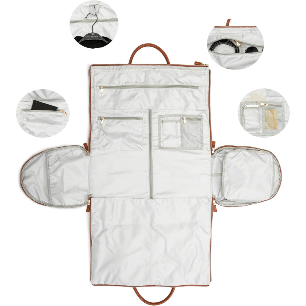 Kinmac Elite 2in1 Executive Voyager Premium 50L Convertible Garment Bag & Professional Business Duffel KMT489-90-91-92, Available in Different Colors