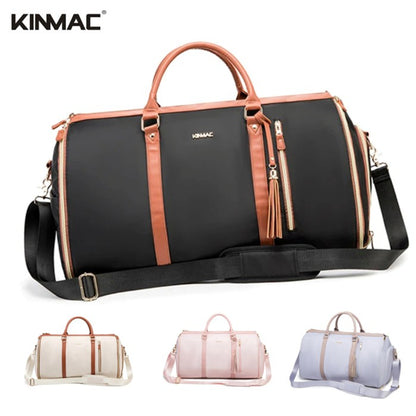Kinmac Elite 2in1 Executive Voyager Premium 50L Convertible Garment Bag & Professional Business Duffel KMT489-90-91-92, Available in Different Colors