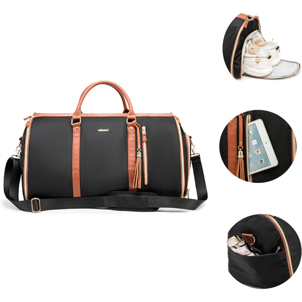 Kinmac Elite 2in1 Executive Voyager Premium 50L Convertible Garment Bag & Professional Business Duffel KMT489-90-91-92, Available in Different Colors