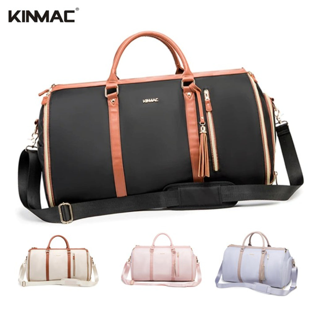 Kinmac Elite 2in1 Executive Voyager Premium 50L Convertible Garment Bag & Professional Business Duffel KMT489-90-91-92, Available in Different Colors