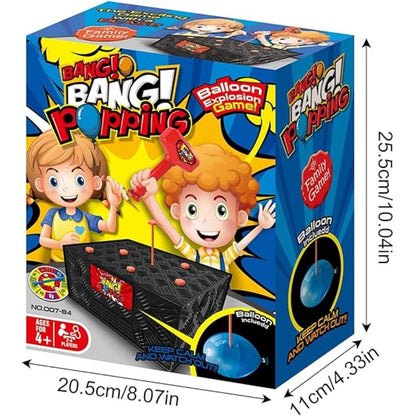 BUNIQ Balloon Blasting Game, New Whack A Balloon Game, Balloon Popping Game Set, Balloon Board Game, Funny Blasts Box Game For Class Activities, Birthday Parties, Holiday Parties, Bang-4686