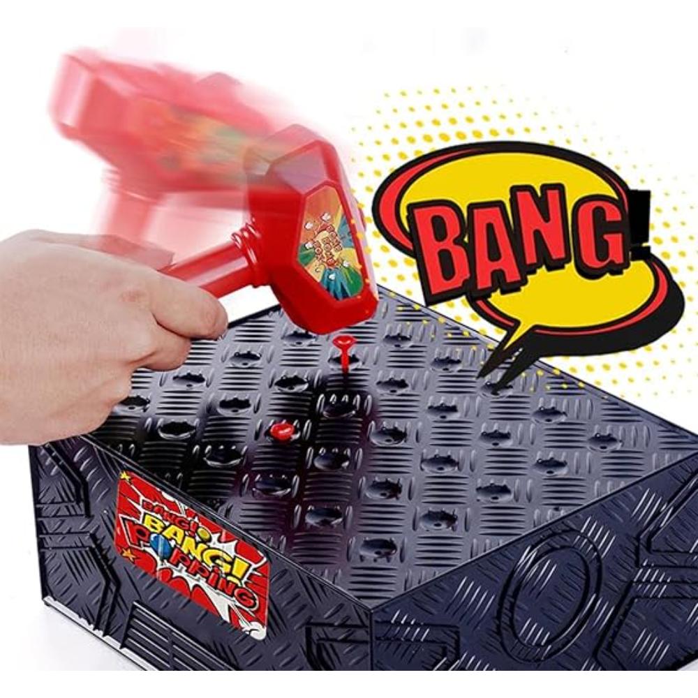 BUNIQ Balloon Blasting Game, New Whack A Balloon Game, Balloon Popping Game Set, Balloon Board Game, Funny Blasts Box Game For Class Activities, Birthday Parties, Holiday Parties, Bang-4686