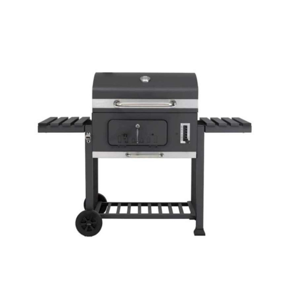 Campomatic, 60CM Charcoal Barbecue, Cast Iron Grid + Thermometer