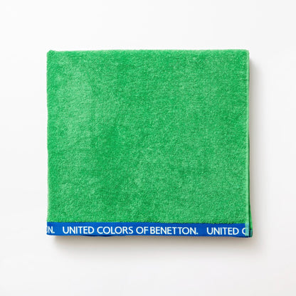 Benetton Home, Beach Towel 90x160cm 380Gsm 100% Velour Cotton Green Rainbow Be, BE-1477