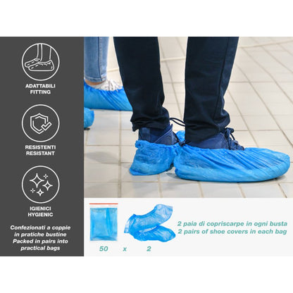 Beper Set Of 100 Shoe Covers, BEP-C206UTI006