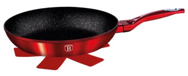 Berlinger Haus, Frypan 24 Cm, Burgundy Metallic Line