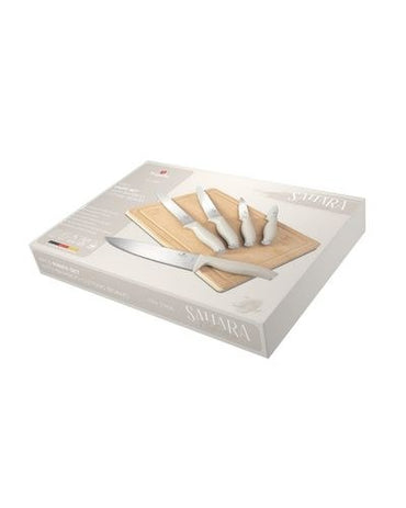 Berlinger Haus, 6 Pcs Knife Set With Bamboo Cutting Board Sahara Collection