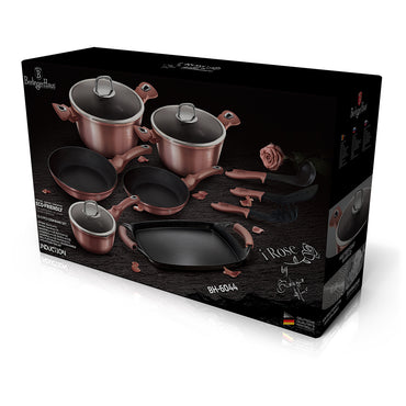 Berlinger Haus, 12+2 Pcs Cookware Set, I-Rose Edition