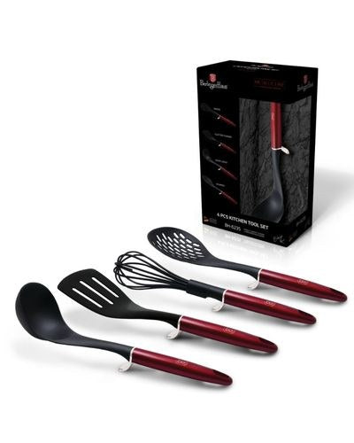 Berlinger Haus, 4Pcs Kitchen Tools, Burgundy Edition