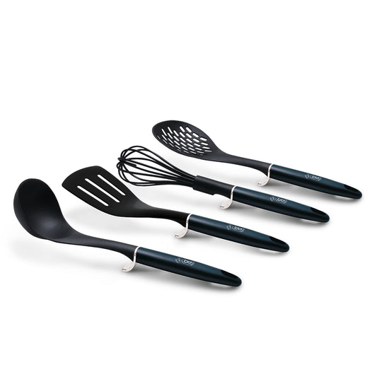 Berlinger Haus, 4 Pcs Kitchen Tool Set, Metallic Line Aquamarine Edition