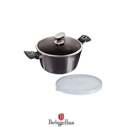 Berlinger Haus, Casserole With Lid, 20 Cm, Metallic Line Carbon Pro Edition