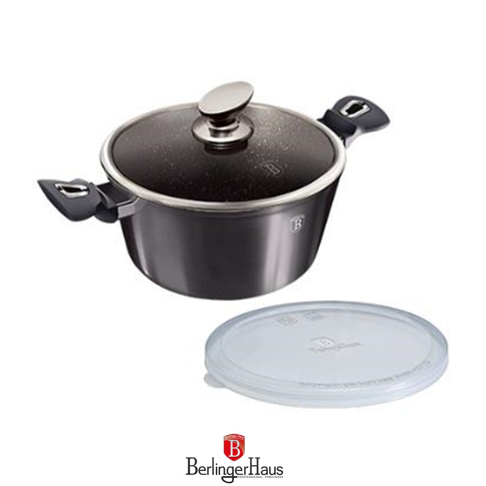 Berlinger Haus, Casserole With Lid, 28 Cm, Metallic Line Carbon Pro Edition