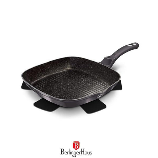 Berlinger Haus, Grill Pan, 28 Cm, Metallic Line Carbon Pro Collection