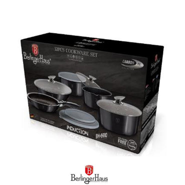 Berlinger Haus, 12 Pcs Cookware Set, Metallic Line Carbon Pro Edition