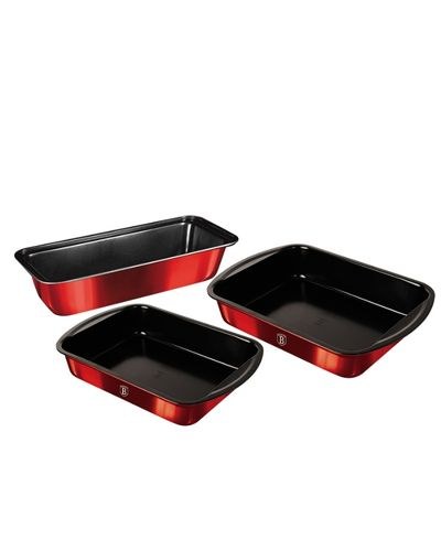 Berlinger Haus, 3 Pcs Baking Form Set Burgundy