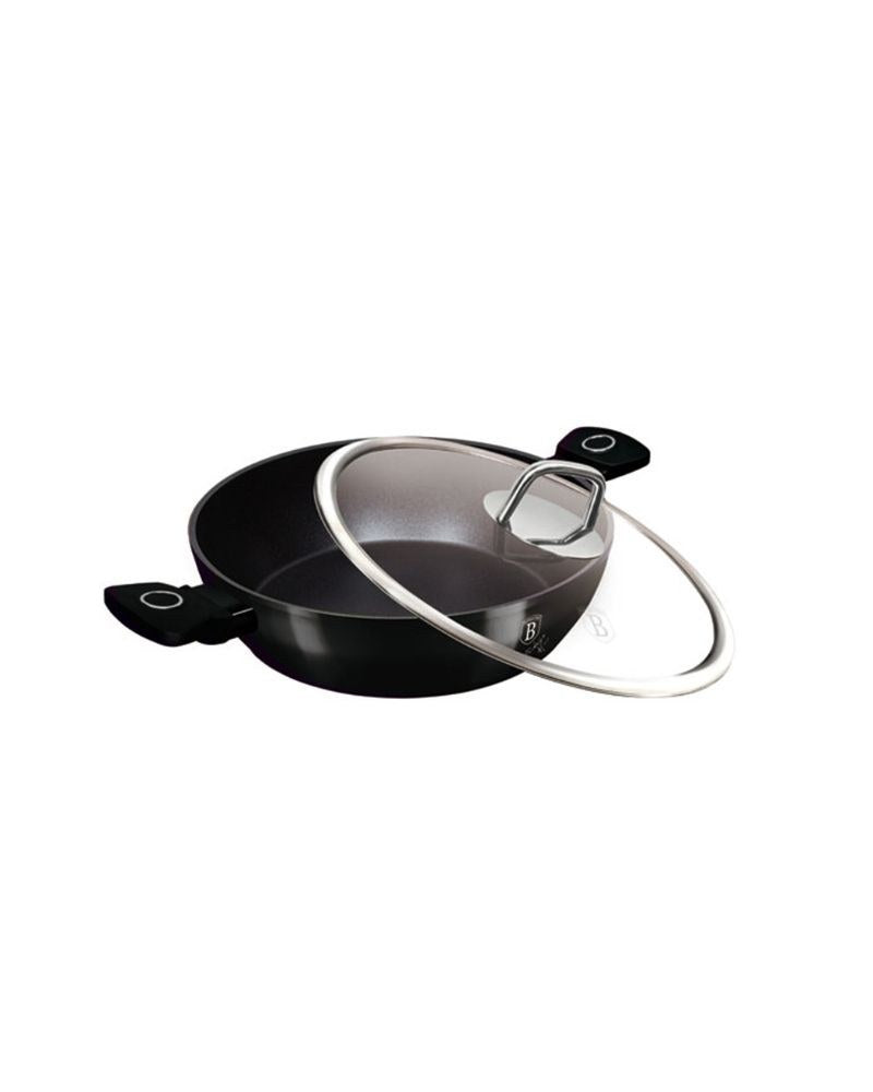 Berlinger Haus, Black Vantage 28Cm Shallow Pot With Lid B/6