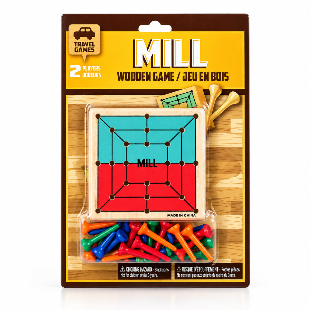 Smile Yalla, Secret Santa, Wooden Pocket Games, Mill