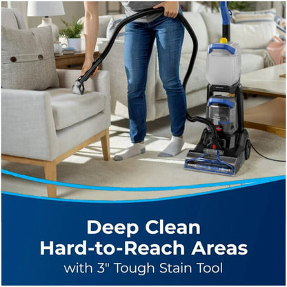 Bissell PowerClean 2X Carpet - Upholstery Washer - Powerful Suction, Motorized Brushroll for Deep Cleaning, Ideal for Tough Stains & Tough Messes, BIS-3878K