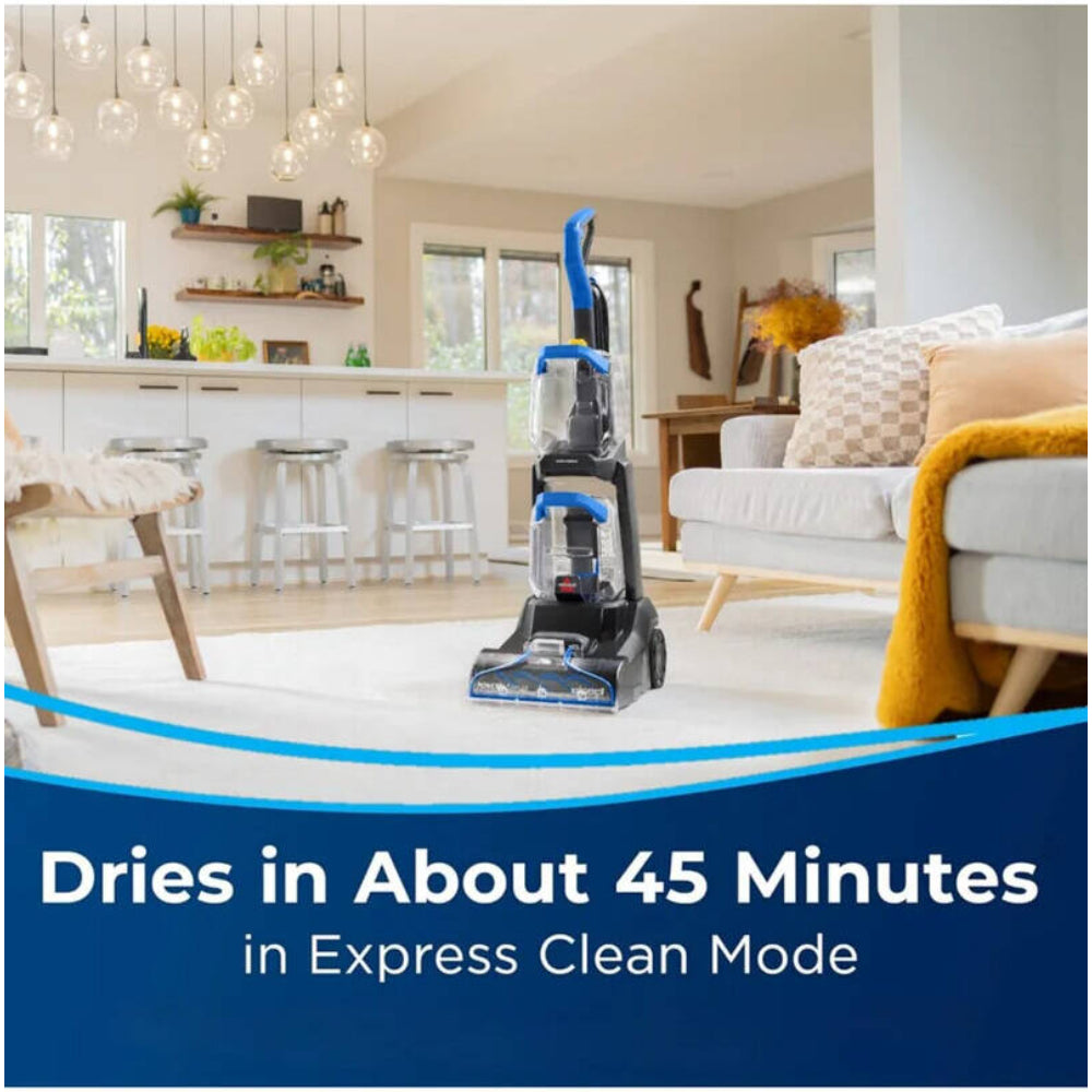 Bissell PowerClean 2X Carpet - Upholstery Washer - Powerful Suction, Motorized Brushroll for Deep Cleaning, Ideal for Tough Stains & Tough Messes, BIS-3878K