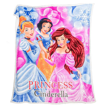 Cool Gift, Characters Sherpa Blanket 160x200 cm, Available in Different Models