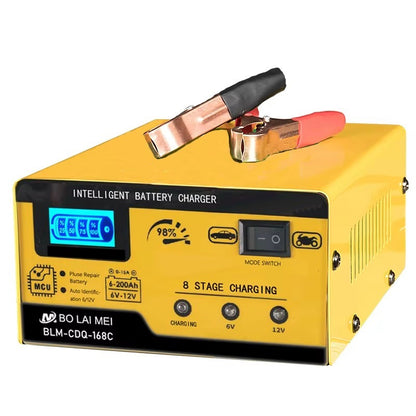 Battery Charger, Bolaimei Blm-168C, 12V 6V Portable Charger Agm Gel Lead Acid Battery Charger
