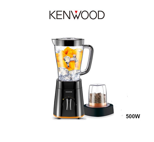 Kenwood, Blender 500W Smoothie Blender/Smoothie Maker 1.5L With Multi Mill (Grinder/Chopper), Ice Crush Function