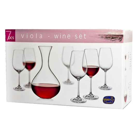 Bohemia, Viola Wine Set 7pcs