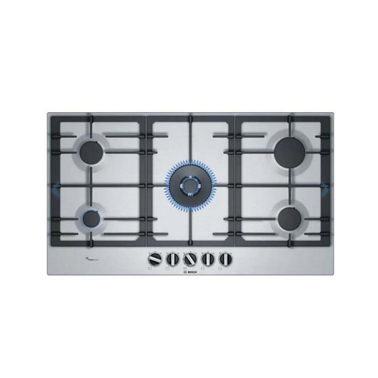 Bosch, Induction Hob 90 cm Cooktop, Gaz, Stainless Steel, BOS-PCR9A5B