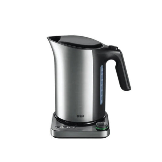 Braun Kettle 1.7L, 3000W, Stainless Steel Black, BRA-WK502BI