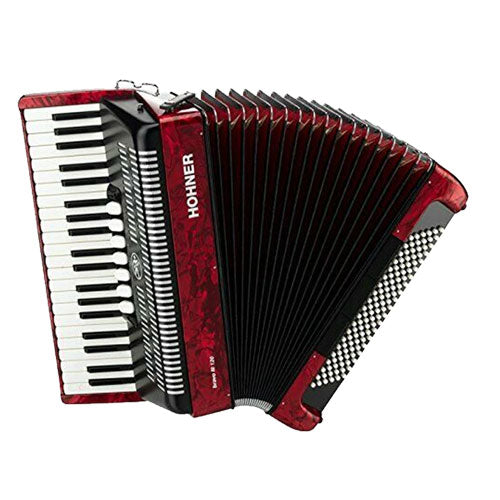 Hohner, Accordion Red, Bravoiii120