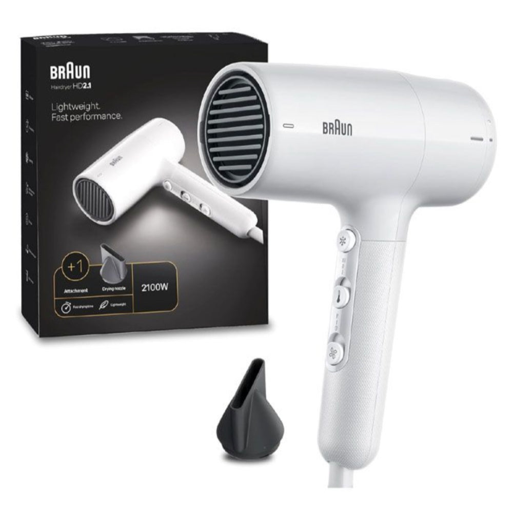 Braun, Hair Dryer 2100W + 1 Attachment