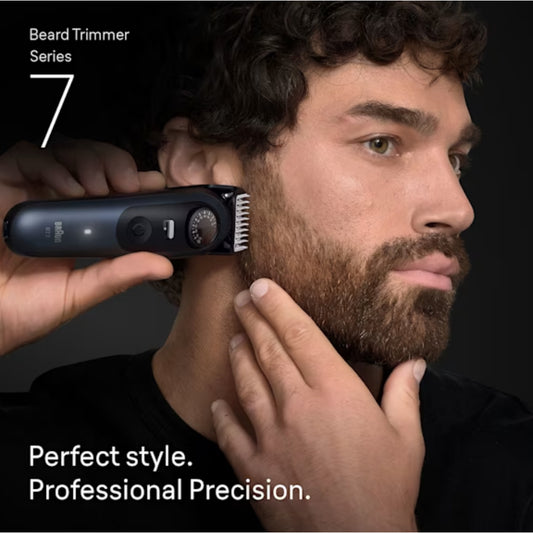 Braun Beard Trimmer ? Series 7, Precision Dial, 100% Waterproof, BT7520