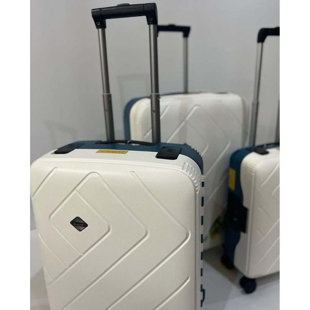 Bubule, 3-Piece Expandable Luggage Sets With Spinner Wheels,  Abs Hardshell Suitcase With Tsa Lock, Travel Bags For Family Travel & Carry On 20/24/28
