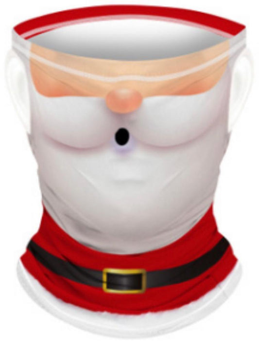 Smile Yalla, Multi Head Wear Scarf, Christmas Santa, Small