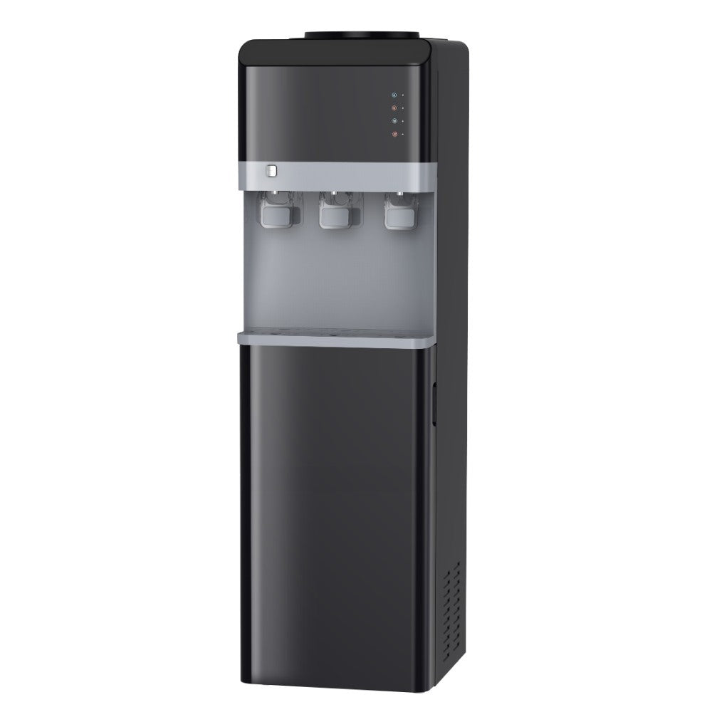 Superchef, Top Loading Water Dispenser 3 Knobs Black