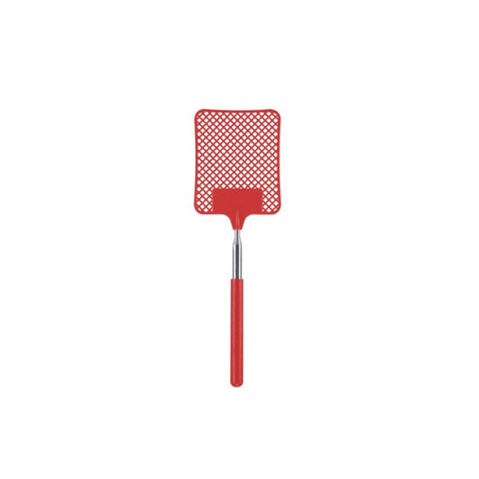 Beper Telescopic Fly Swatter Extendable Fly Swatter Stainless Steel Rod Extendable To 30-Inch (76cm) [RED], C206UTI020RD