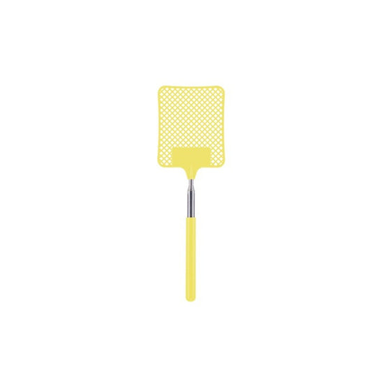 Beper Telescopic Fly Swatter Extendable Fly Swatter Stainless Steel Rod Extendable To 30-Inch (76cm) [YELLOW], C206UTI020YL