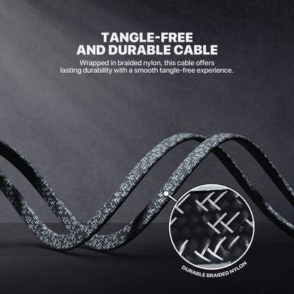 Fantech, Duralink Dl3 Braided Cable ? 1M, Durable & Fast Charging, Available in Different Models