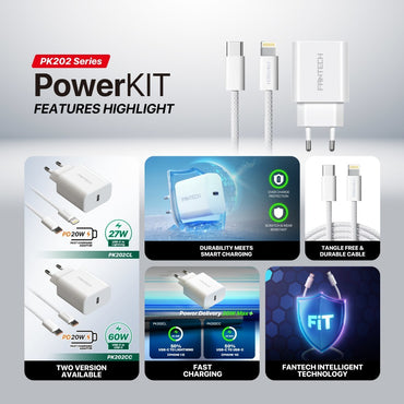 Fantech, Power Kit Pk202Cc ? 20W Pd Fast Charging, Available in Different Models