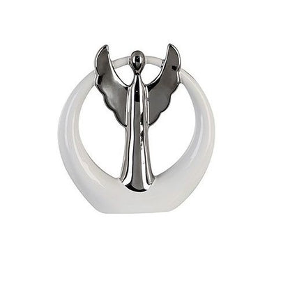 Itemz, Figurine Angel White / Silver, Available in Different Sizes