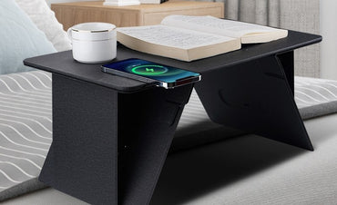 Conqueror, Laptop Table With Magnetic Wireless Charger S100 -Black