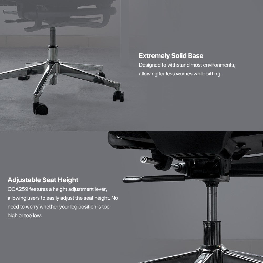 Fantech, Oc-A259S Black Office Chair
