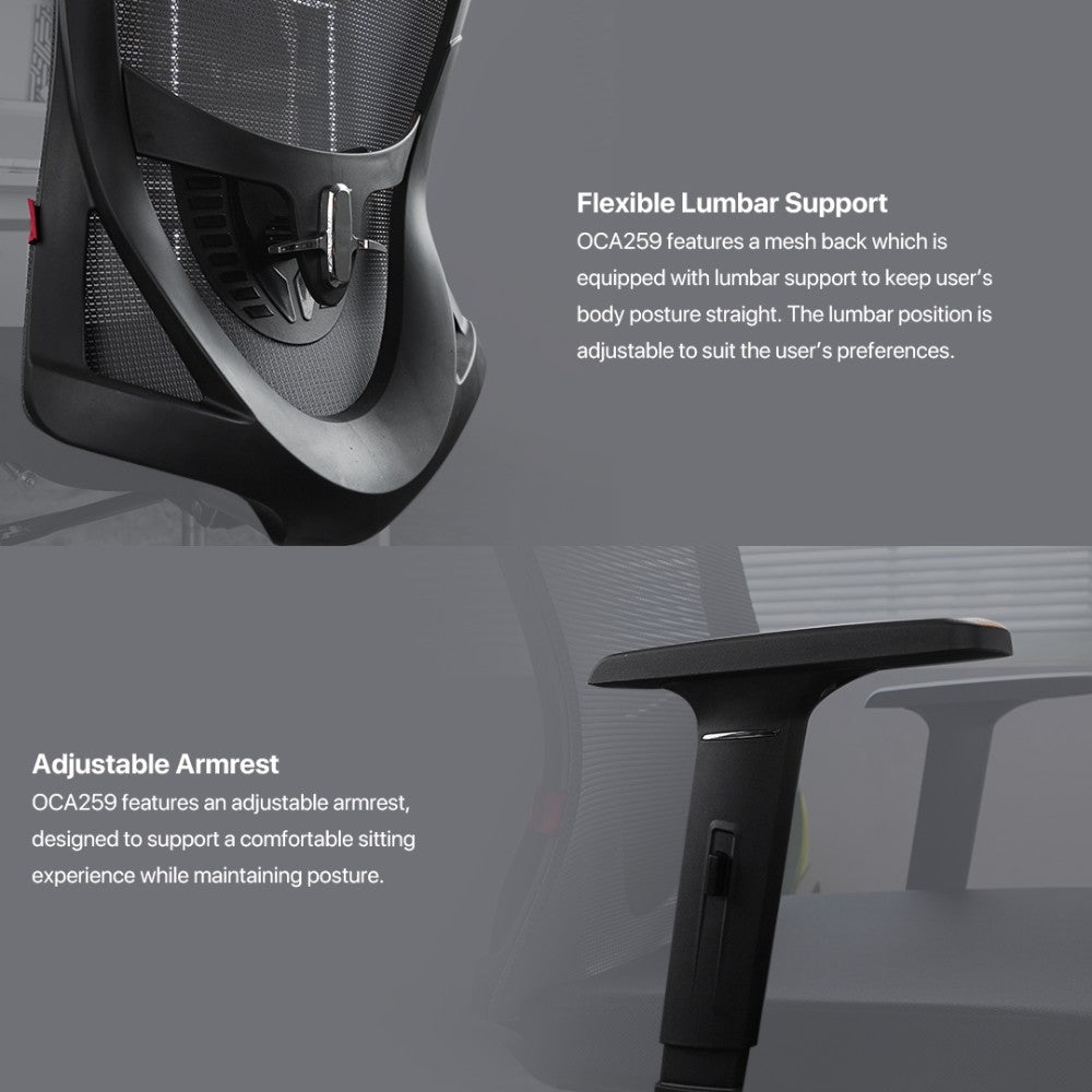 Fantech, Oc-A259S Black Office Chair