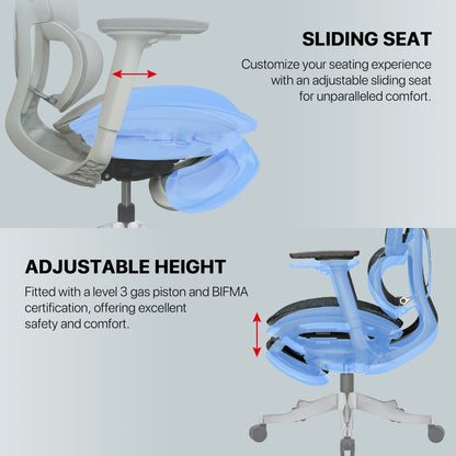Fantech, Oc3 Ergonomic Office Chair - Ultimate Comfort & Adjustable Support